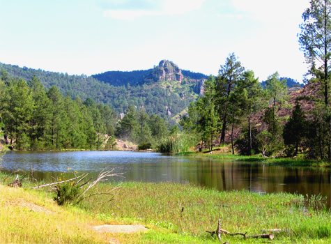 Arareko Lake just outside of Creel