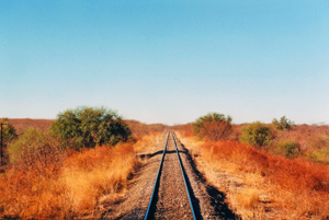 El Chepe train starts it's journey from El Fuerte into the Copper Canyon