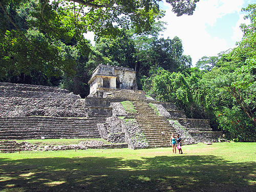Pyramids in Palenque Pyramids in Palenque