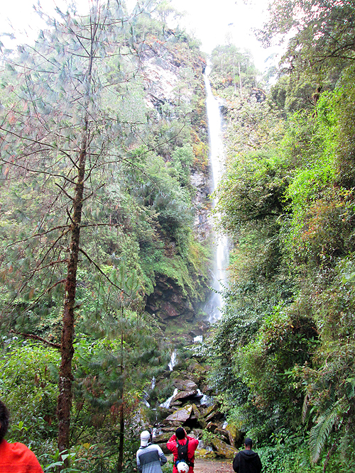 The waterfalls at Santiago Comaltepec