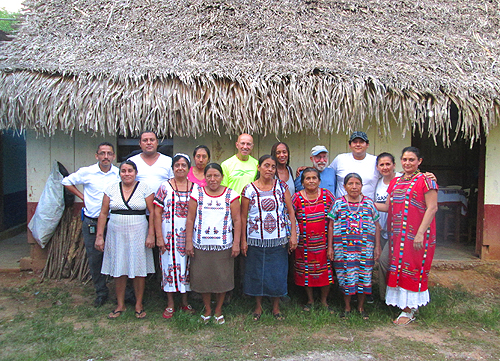 Friendly locals in the village of Santa Cruz Tepetotutla, Oaxaca