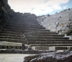 Ruins of Ollantaytambo in Peru's Sacred Valley