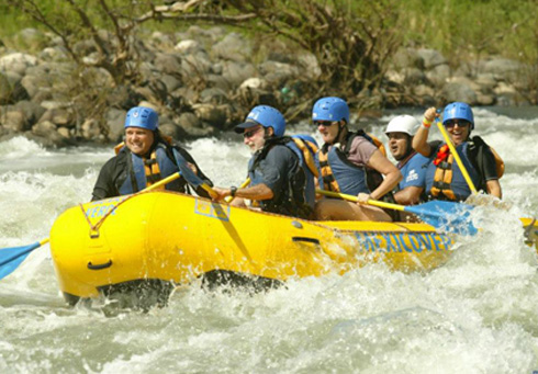 White water rafting on Mexico's Rio Antigua