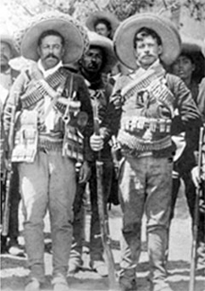 Pancho Villa with Ricardo Gonzalez, great uncle of Bessie 