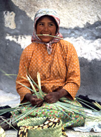 Tarahumara Weaver in Mexico's Copper Canyon Tarahumara Weaver in Mexico's Copper Canyon