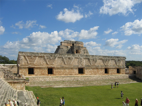 Nunnery Quadrangle at Uxmal Mayan Ruins at Uxmal