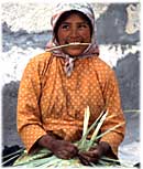 Tarahumara Indian Weaver in Copper Canyon