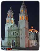 Church in Campeche, Mexico