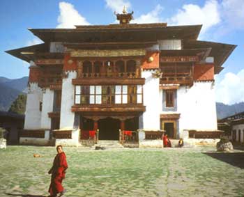 Buddhist temple in Bhutan